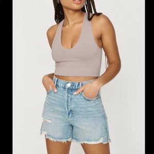 Denim High Wasted cut off Shorts